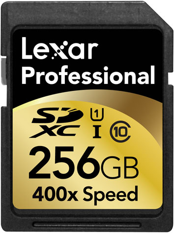 Lexar Pro SDXC UHS-I 400x 256GB